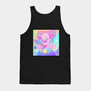 funny joker with magical hands illustration Tank Top